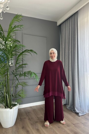İSPANYOL PAÇA SANDY TAKIM 4211 BORDO