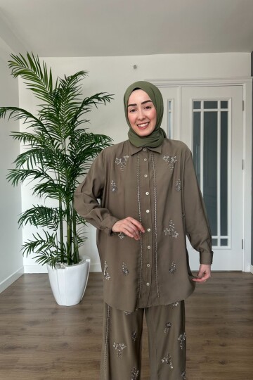 MUADİL PREMİUM TAŞLI TAKIM 2088 HAKİ