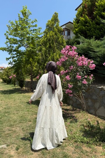 NATUREL MODEL MANGO KUMAŞ ELBİSE