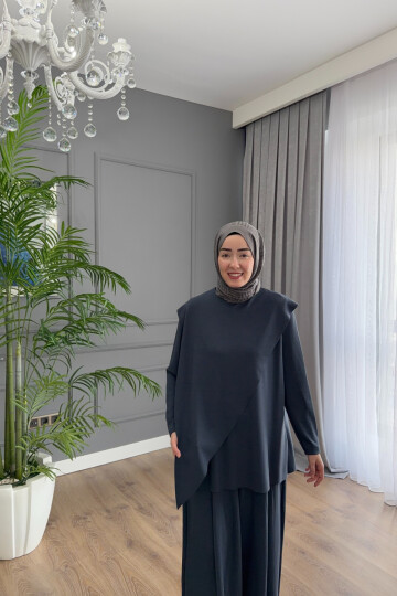 ASİMETRİK MODEL OYSHO TAKIM 4405 ANTRASİT