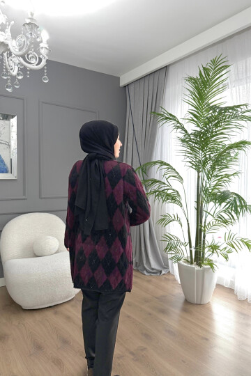 BAKLAVA MODEL ANGORA KAZAK 5043 MÜRDÜM