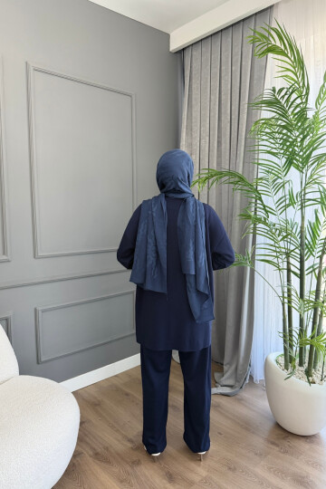 BİYELİ OYSHO PANTALONLU TAKIM 4421 LACİVERT