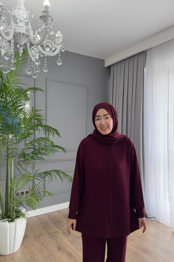 DÜZ BİYELİ OYSHO TAKIM 4402 BORDO