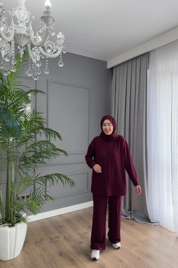 DÜZ BİYELİ OYSHO TAKIM 4402 BORDO