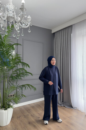 DÜZ BİYELİ OYSHO TAKIM 4402 LACİVERT