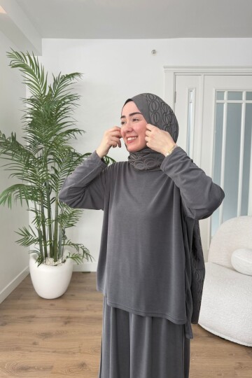 ETEK PANTALON OYSHO TAKIM 4426 AÇIK GRİ