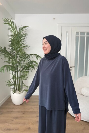 ETEK PANTALON OYSHO TAKIM 4426 LACİVERT