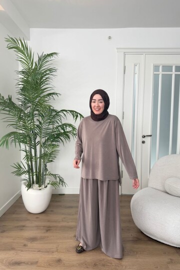 ETEK PANTALON OYSHO TAKIM 4426 VİZON