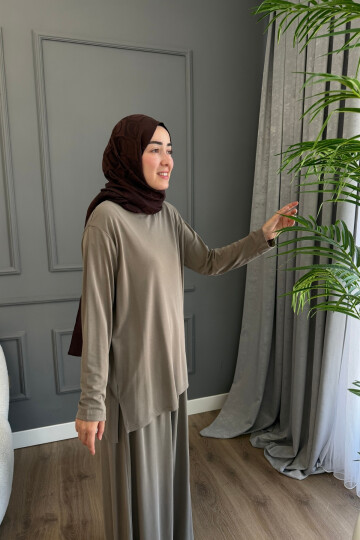 ETEK PANTALON OYSHO TAKIM 4427 VİZON