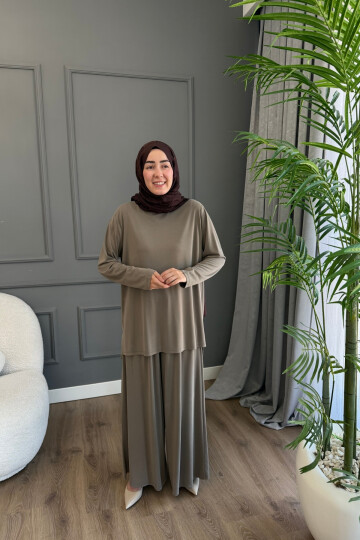 ETEK PANTALON OYSHO TAKIM 4427 VİZON