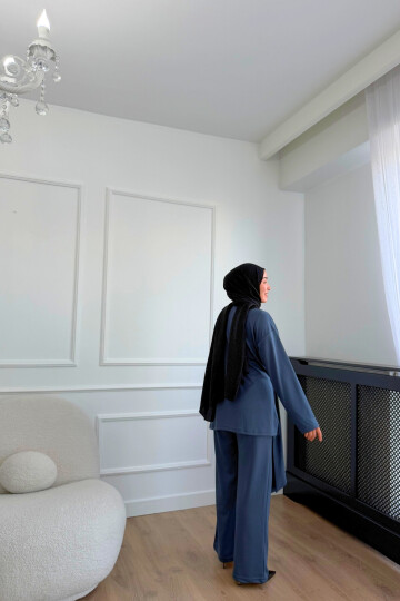 Kuaklı Oysho Kumaş İkili Takım 2018 ANTRASİT