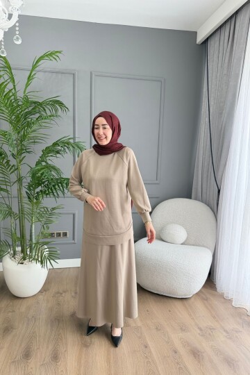 OYSHO ETEKLİ YAZLIK KUMAŞ  TAKIM 4425 TAŞ
