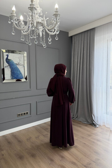 QUPRA TENSEL ELBİSE BORDO