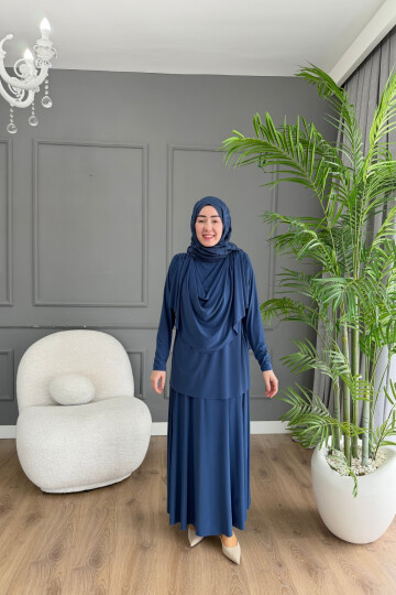 SANDY ETEK TAKIM ÖNÜ BÜZGÜLÜ 4250 İNDİGO