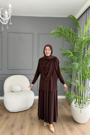 SANDY ETEK TAKIM ÖNÜ BÜZGÜLÜ 4250 KAHVE