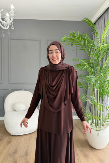 SANDY ETEK TAKIM ÖNÜ BÜZGÜLÜ 4250 KAHVE