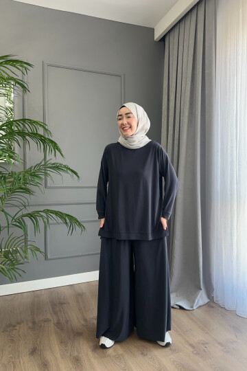 Sandy Pantalon Fresh Takım 4206  Antrasit