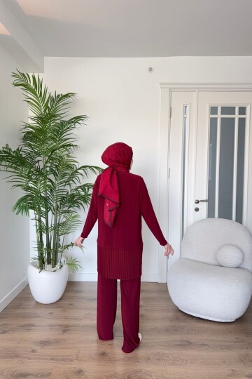 SANDY PİLELİ TAKIM 4204 BORDO