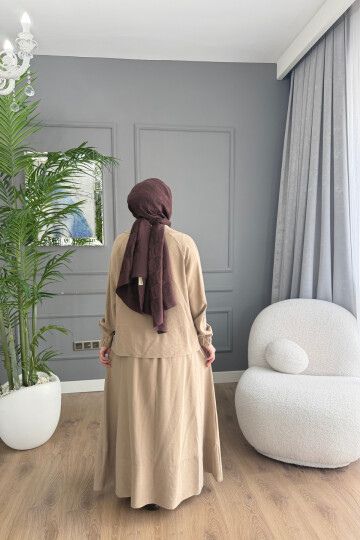 TENSEL KUMAŞ CEP DETAYLI ETEK TAKIM 2006 TAŞ