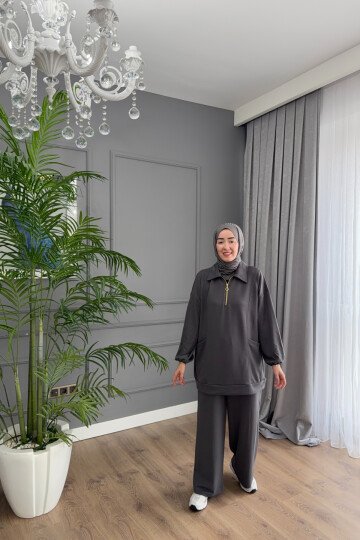 TORBA CEPLİ OYSHO TAKIM 4408 ANTRASİT