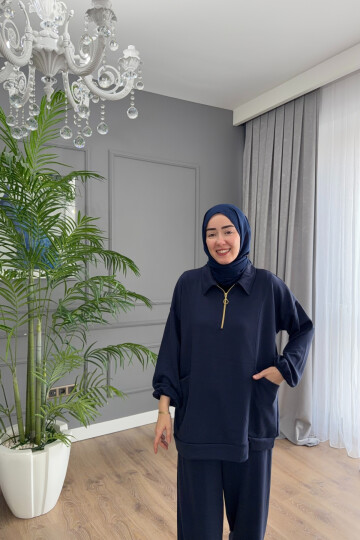 TORBA CEPLİ OYSHO TAKIM 4408 LACİVERT